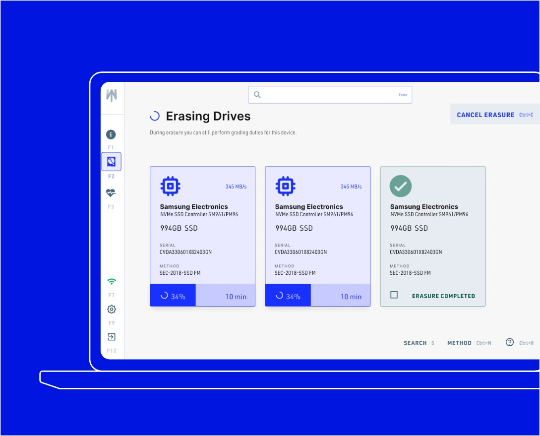 Erasing Drives